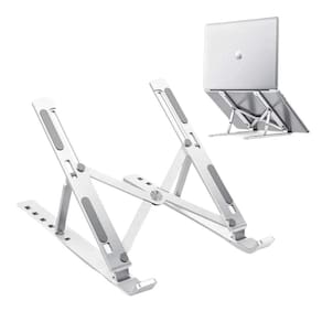 Suporte Para Notebook Alumínio Ajustável Dobrável - Conforto