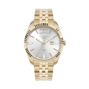 Relógio Dourado Masculino Technos Riviera 2350Aj/1K