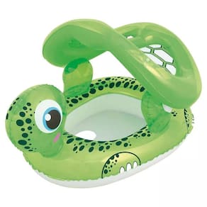 Boia Infantil Tartaruga - Fralda e Para-sol - 15 kg - Vinil