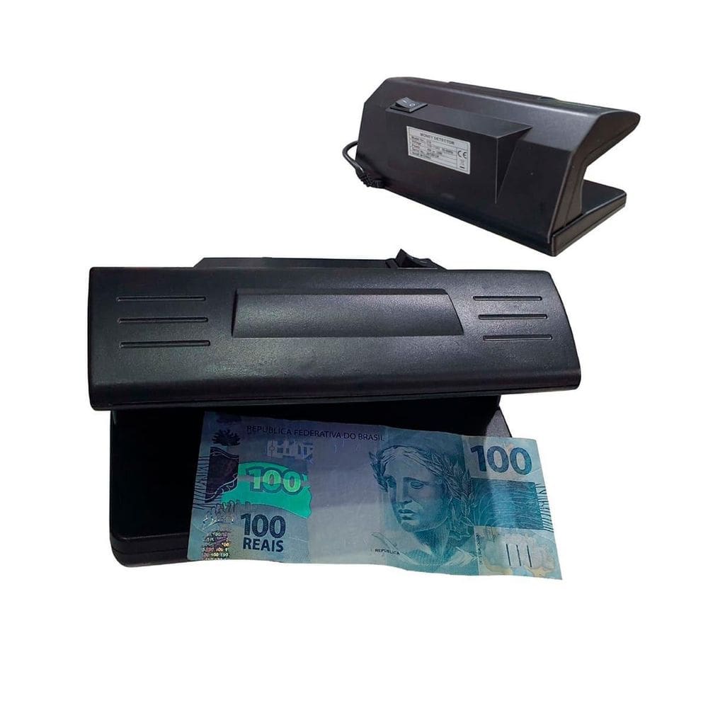 Detector Identificador Uv Teste Notas Cedulas Dinheiro Falso