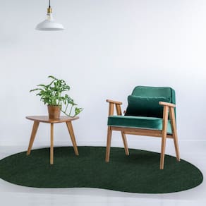 Tapete Orgânico Bean 099210/ 1024 2,00 X 2,50 Lumiere Verde
