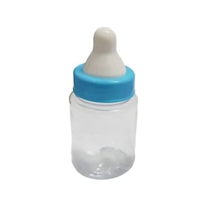 Mini Mamadeira Azul Para Lembrancinha 60Ml 10 Unidades