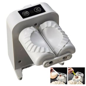 Maquina de Fechar Pastel Gyoza Automatico USB Bateria Recarregavel Ravioli Bolinho Massa Culinaria