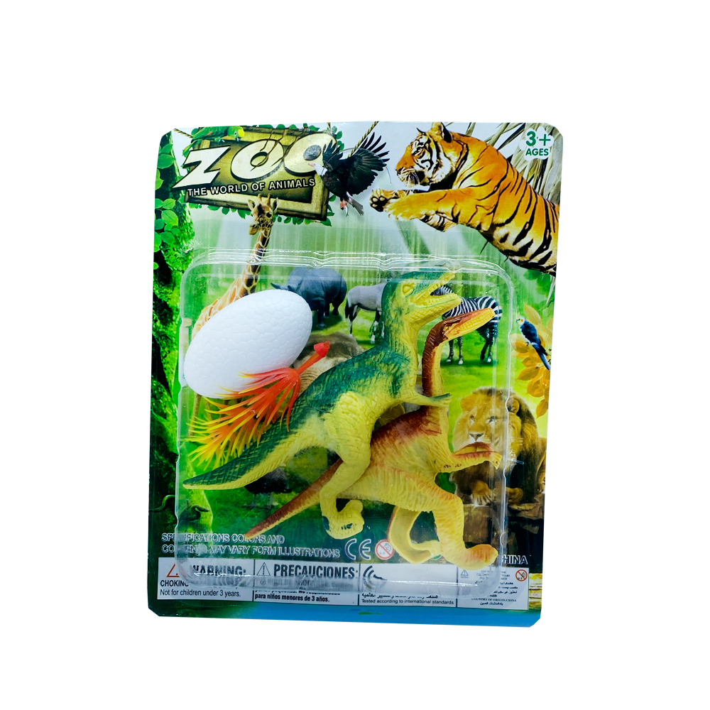 Dinossauros (Cartela Com 2 Dinossauros)