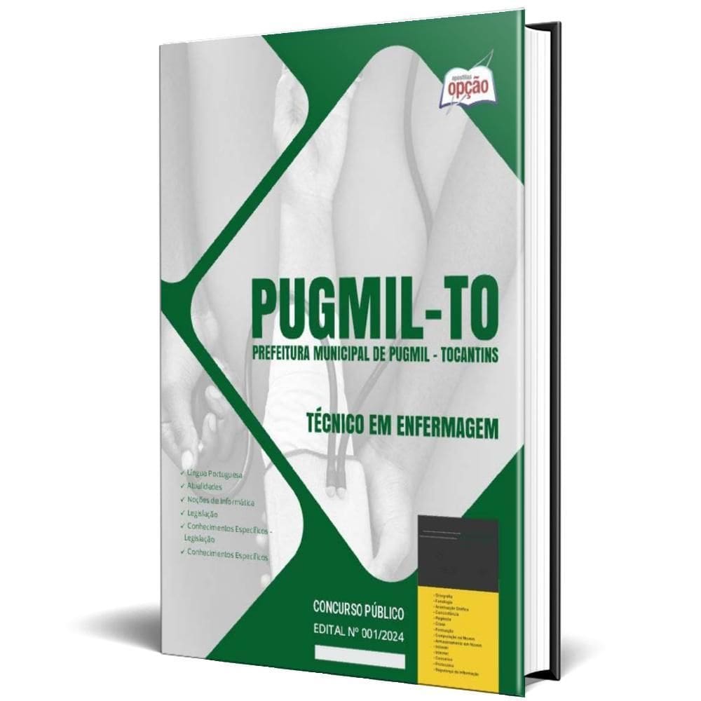 Apostila Prefeitura Pugmil To 2024 - Técnico Em Enfermagem