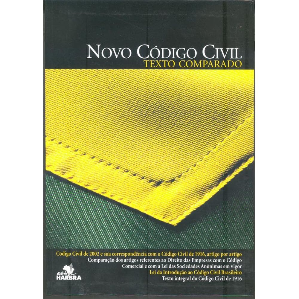 Livro Novo Código Civil  Texto Comparado