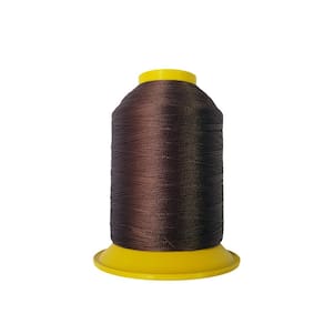Linha Nylon Costura De Peruca Aplique Entrelace 500M - Café