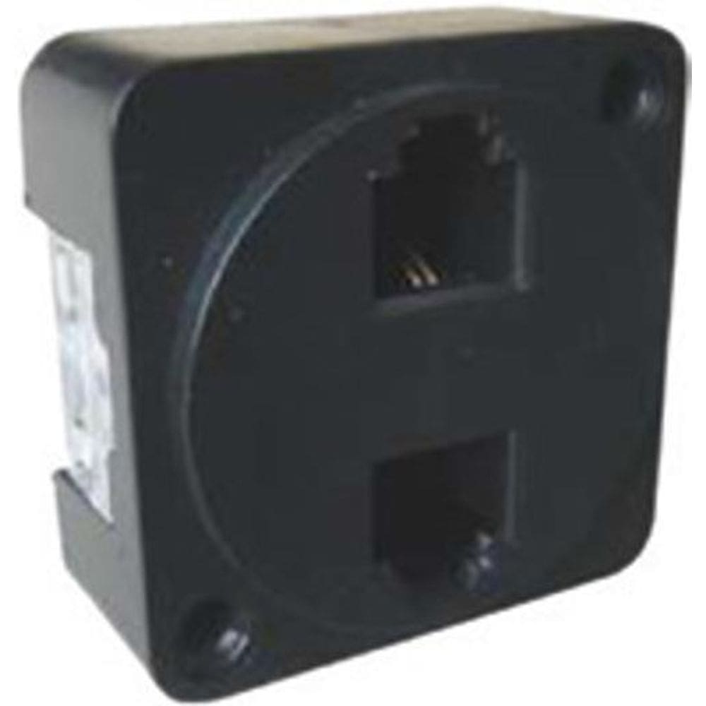 Plug Telefone Tomada Modular Idc 2 Linhas Preto