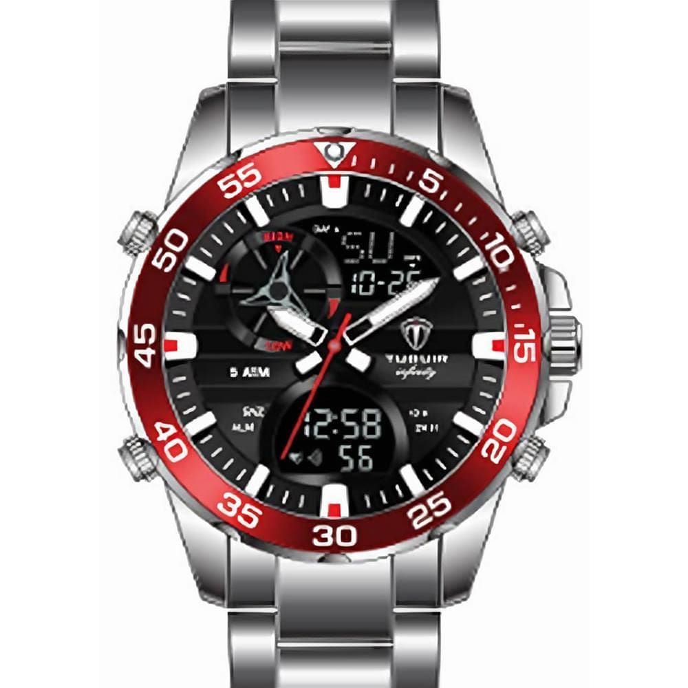 Relógio Tuguir Masculino Ref: 1881D Tgi37015 Anadigi Aço