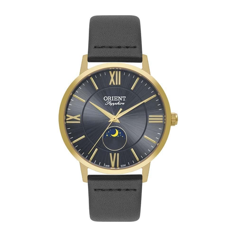 Relógio Orient MGSC0002 G3PX Masculino Dourado em Couro