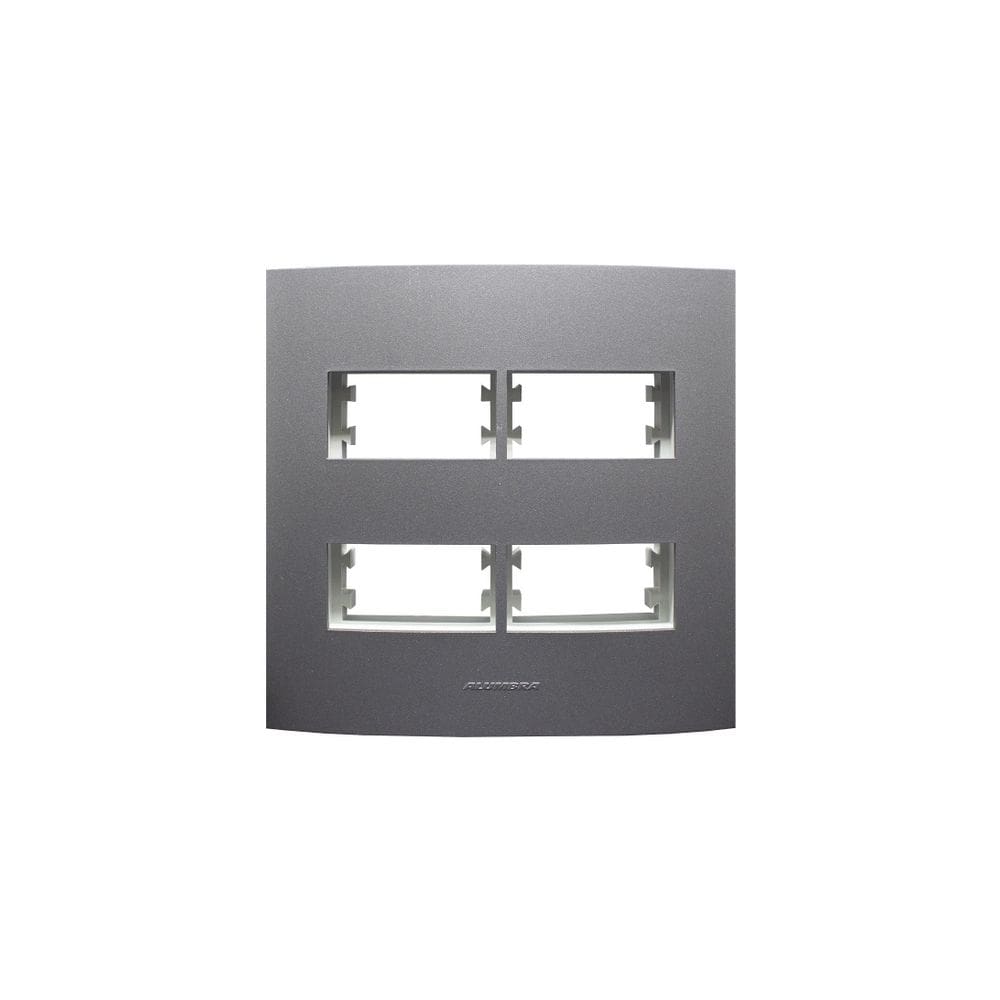 Placa 4X4 4 Módulos Inova Pro Class Grafite 85481 Alumbra