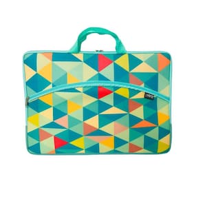 Pasta Capa P/ Notebook Estampada 15.6 Azul Bolso Alça