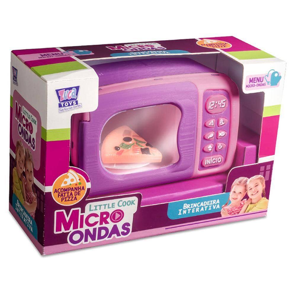Brinquedo Micro-Ondas Little Cook 2 Peças - Zucatoys