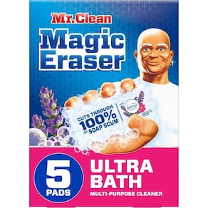 Mr. Clean Ultra Esponja Limpeza Banheiro Lavanda -5 Unidades
