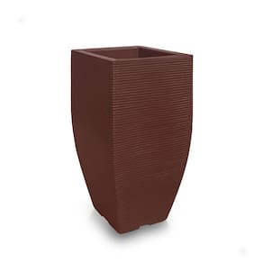 Vaso De Planta Grande Decorativo Polietileno 75X40 Chocolate