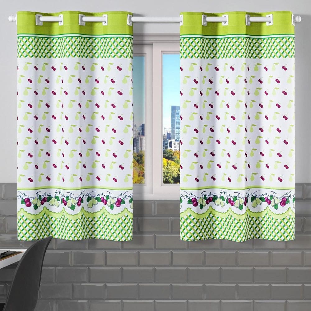 Cortina De Cozinha 2,20X1,30 Oxford Sala Quarto Janela Pêra