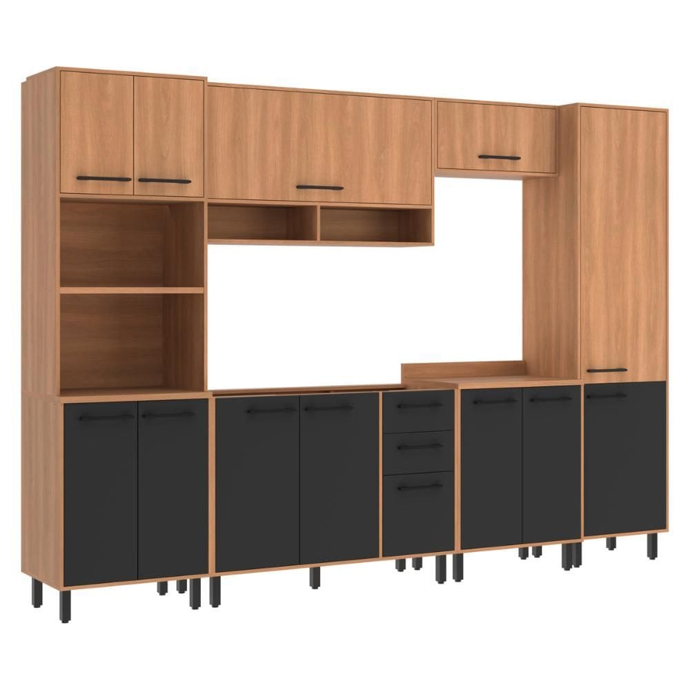 Cozinha Completa Modulada 6 Peças com Gabinete para Pia Havana Multimóveis CR20315