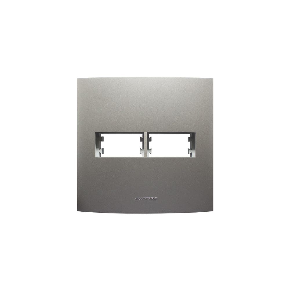 Placa 4X4 2 Módulos Inova Pro Class Titanium 85580 Alumbra