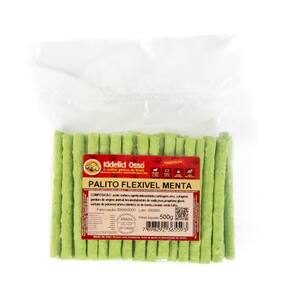 Palito Flexível - Kidelici Osso - Sabor Menta - 500G