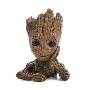 Vaso / Cachepô Resina Baby Groot - Guardiões Da Galáxia