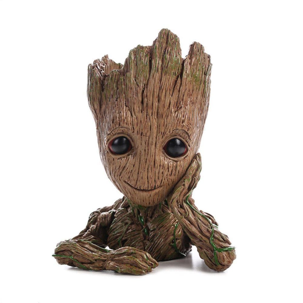 Vaso / Cachepô Resina Baby Groot - Guardiões Da Galáxia