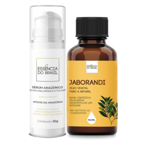 Kit Nutrição Pele: Sérum Hialurônico + Óleo de Jaborandi