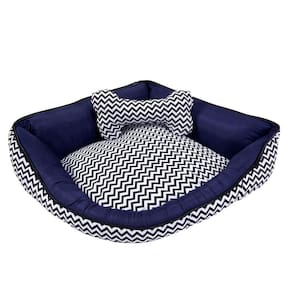 Cama Pet De Canto Luna Top Grande Criative Azul