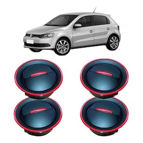 Kit Tela Grade Difusor Ar Gol Voyage Sav G4 G5 G6 Vermelho