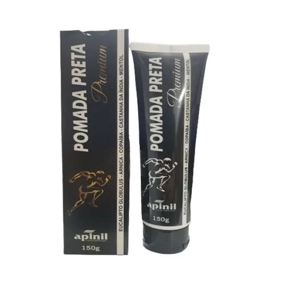Gel Massageador Pomada Preta Premium Apinil Bisnasga 150G
