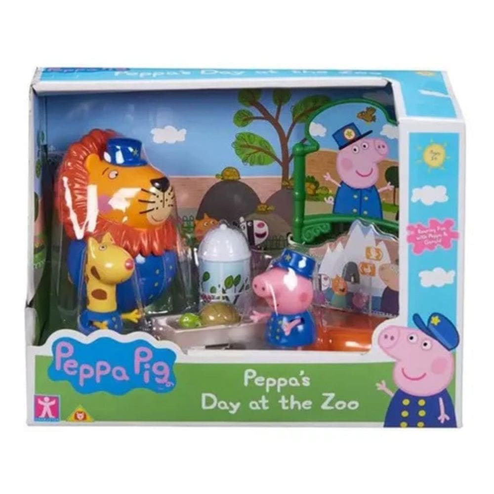 Playset Zoológico Peppa Pig Temáticos - Sunny 2321