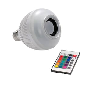 Caixa De Som Bluetooth Lâmpada Led Com Controle