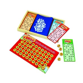 Jogo Bingo 8 Cartelas Brinquedo Educativo Em Mdf