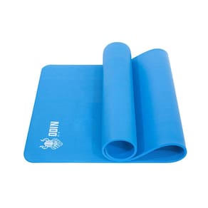 Tapete De Yoga Mat Em Nbr 10Mm - Odin Fit - Azul