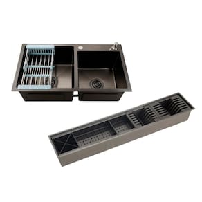 Cuba Gourmet Awá 78x43cm e Calha Waiana Embutida 92x19cm Aço Inox 304