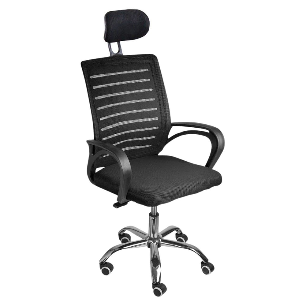 Cadeira de Escritório Secretaria Diretor Roma Ergonômica com apoio de Nuca