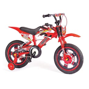 Bicicleta Infantil Bike Moto Vermelha Aro 16 Unitoys