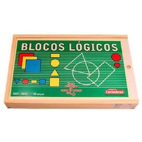 Blocos Lógicos - Brinquedo Pedagógico - 48 Peças - Carimbrás