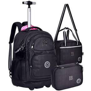 Kit Mochila Estojo E Lancheira Rebecca Bonbon Bolsa Escolar
