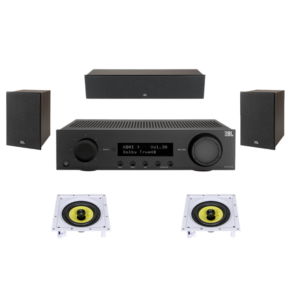 Kit 5.0 JBL Receiver MA510 + 5 Caixas JBL