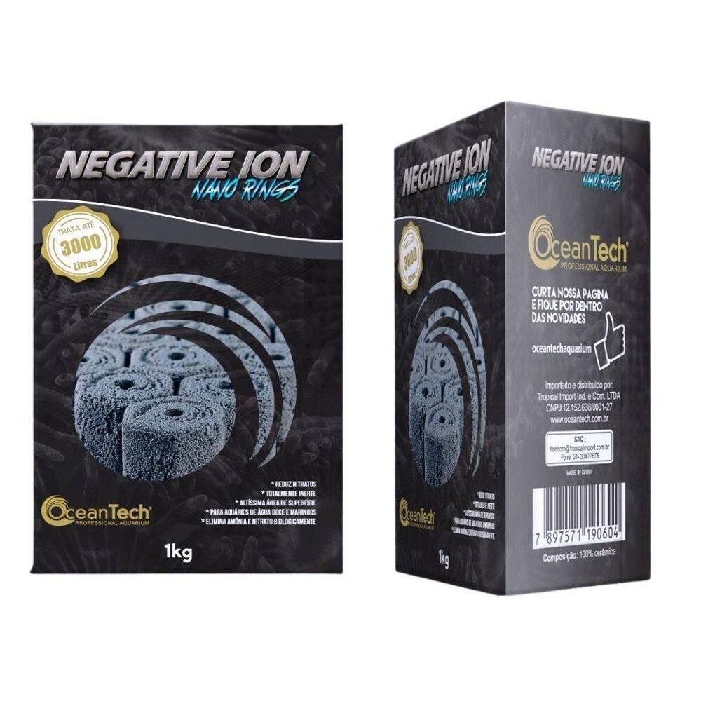 Midia Cerâmica Ocean Tech Nano Rings Negative Ion 1Kg
