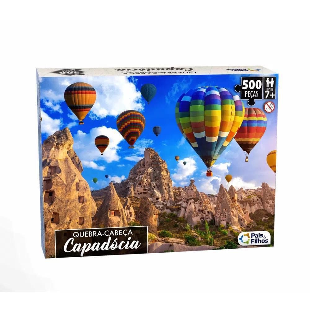 Quebra Cabeça 500 Peças Capadocia  - Pais E Filhos