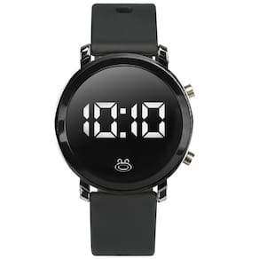Relogio Digital Aço Inox Qualidade Premium Feminino + Caixa
