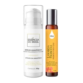 Kit Relaxamento Noturno: Sérum Hialurônico + Óleo Lavanda