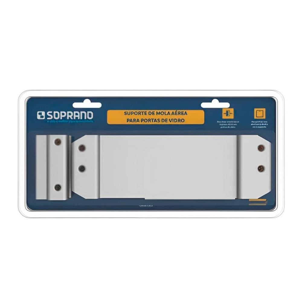 Suporte Mola Aérea A530 P/ Porta Vidro Prata Blister Soprano