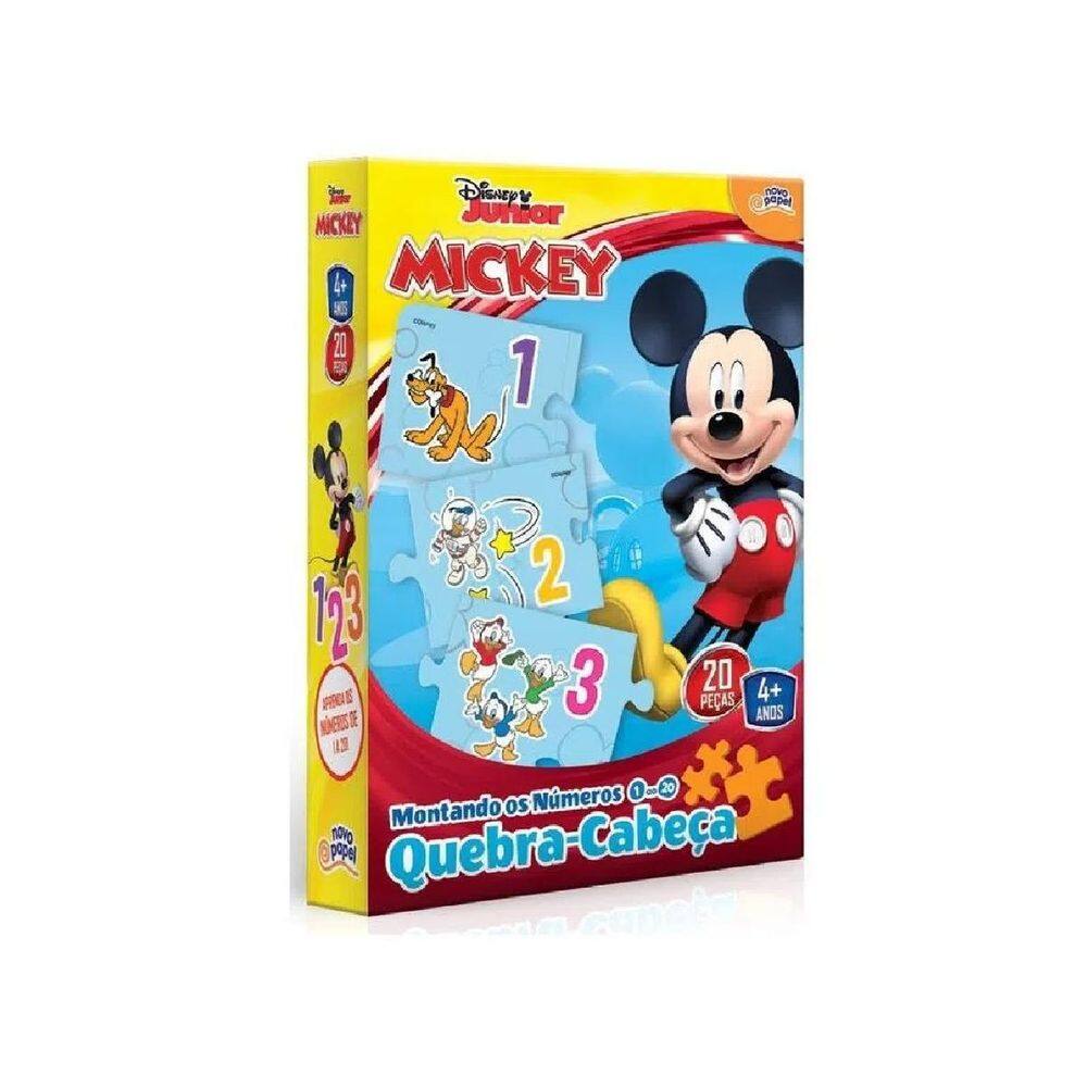 Quebra Cabeça Disney Mickey Montando Os Números Toyster 8020