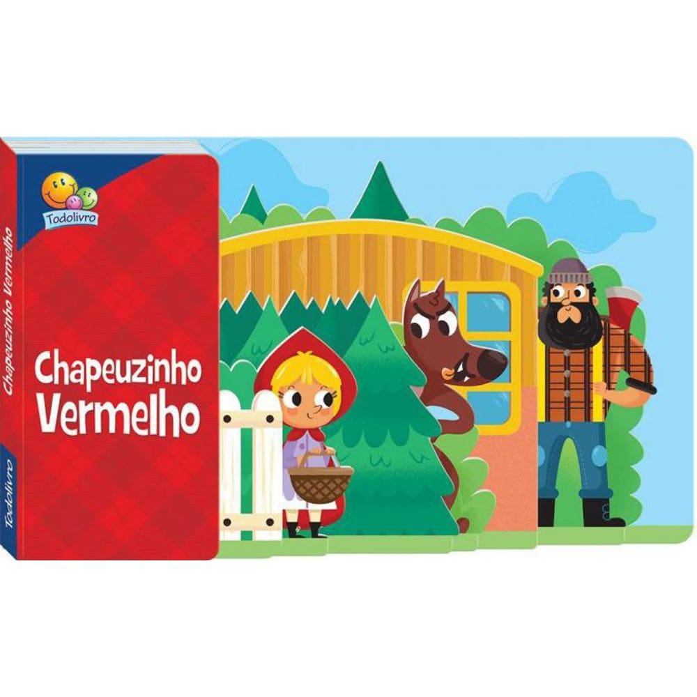 Livro Contos Com Abas: Chapeuzinho Vermelho