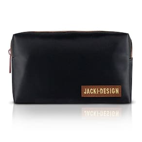 Necessaire de Bolsa Masculina Azul/Marrom Jacki Design