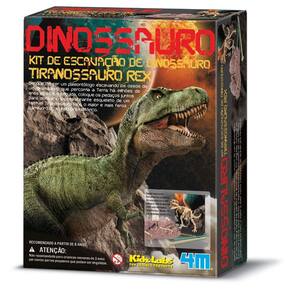 Kit de Escavação - Tiranossauro Rex - 4M - Brinq. Educativo