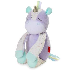 Pelúcia Acalma Bebê Unicórnio Skip Hop Cinza