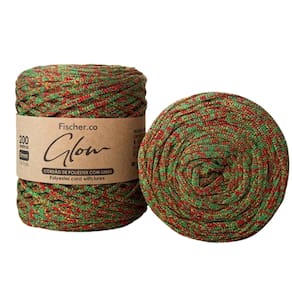 2 Fios Glow Fischer 5mm - 200 metros- Cor: 344 Grinch